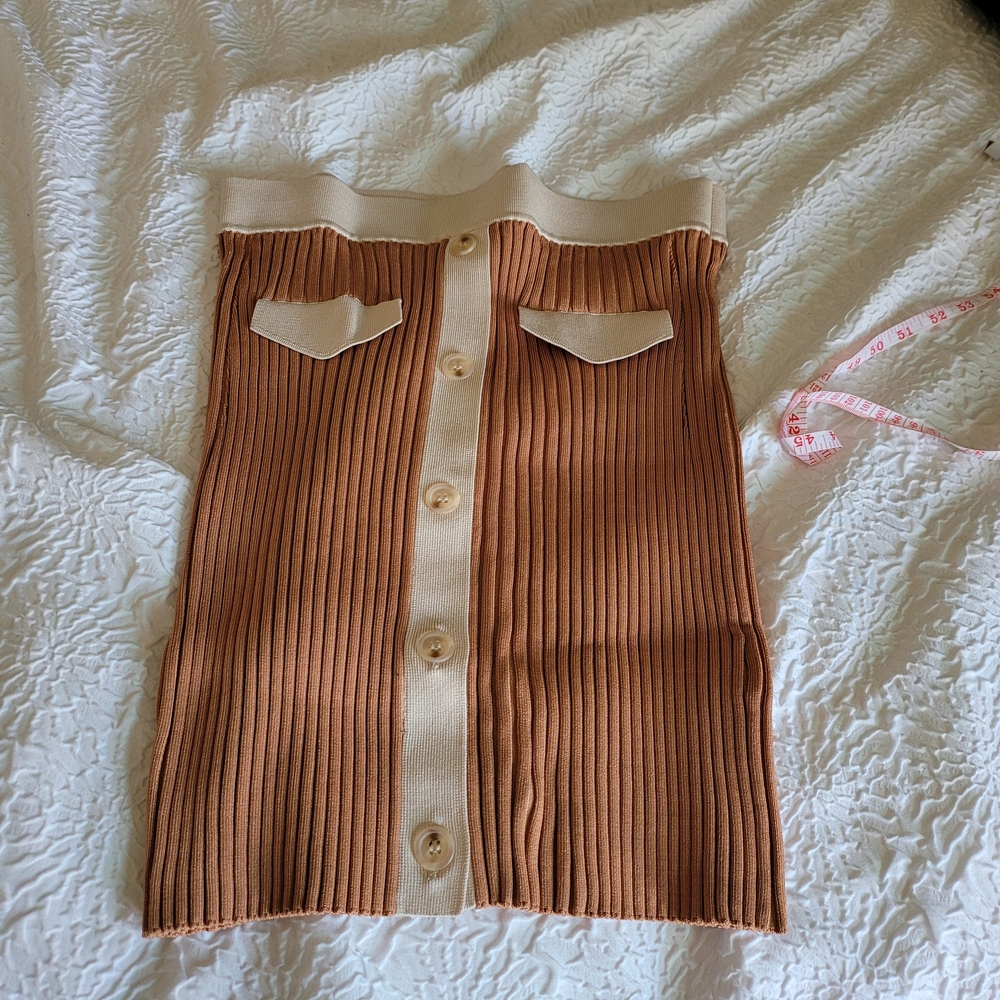 Jonathan Simkhai Ribbed Knit Skirt